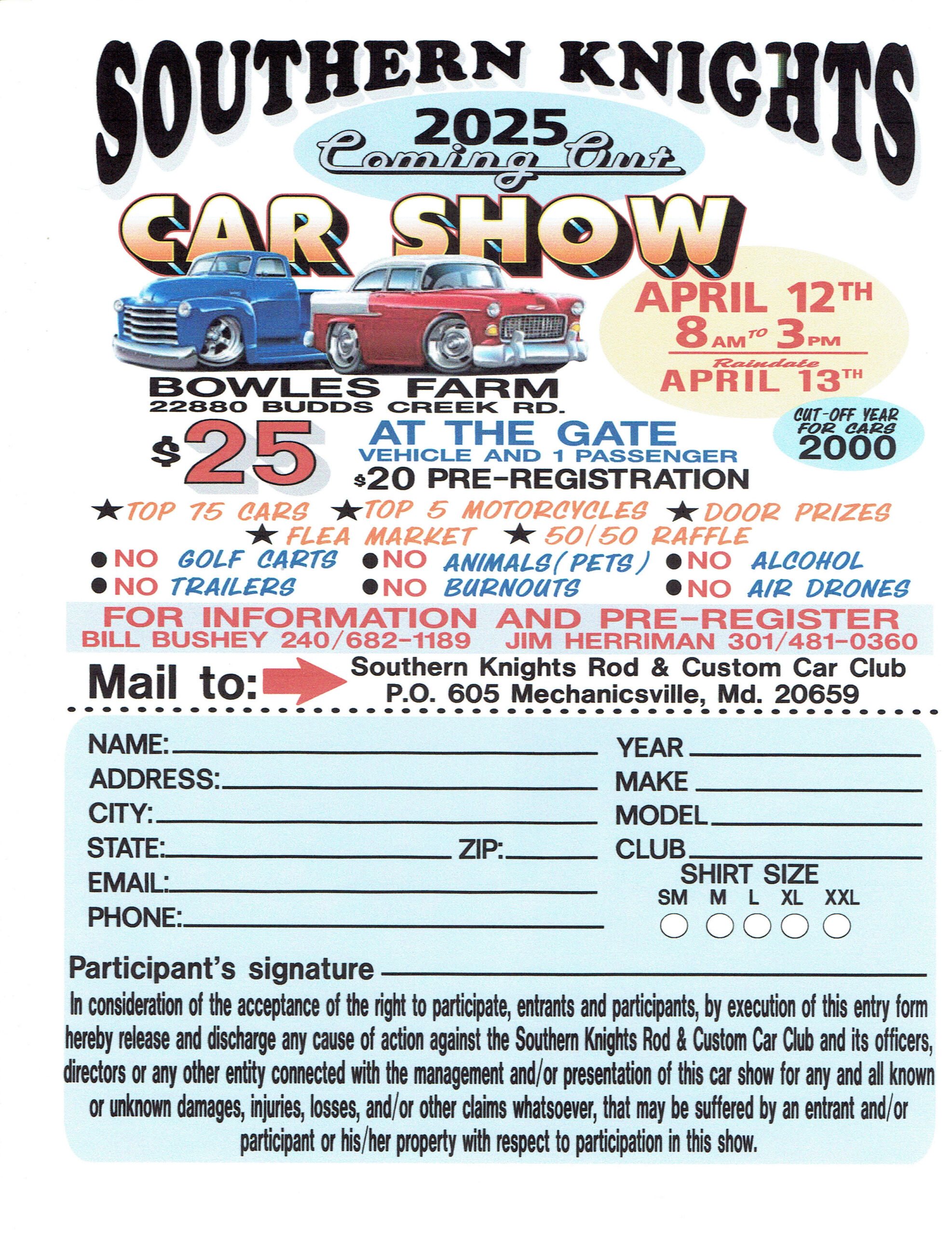Southern Knights 2025 Car Show copy